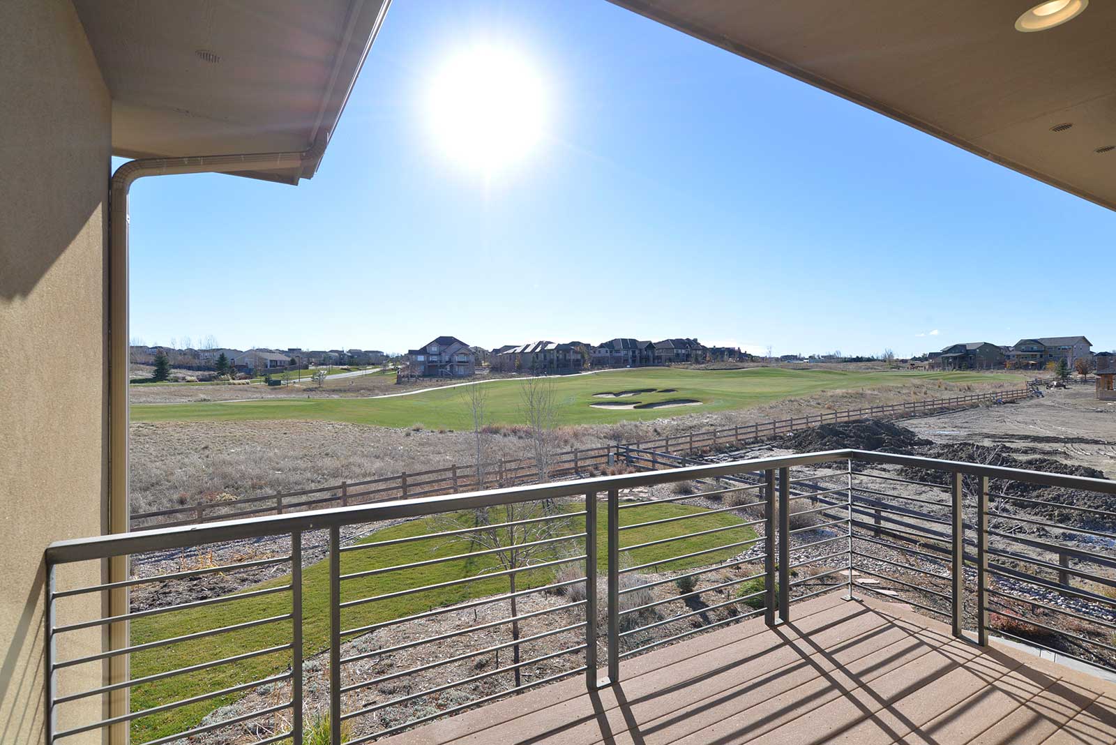 deck views of golf course