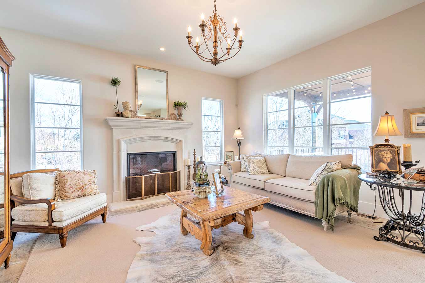 French Country living room