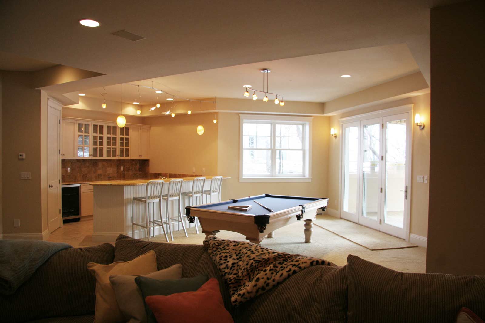 bar and game room